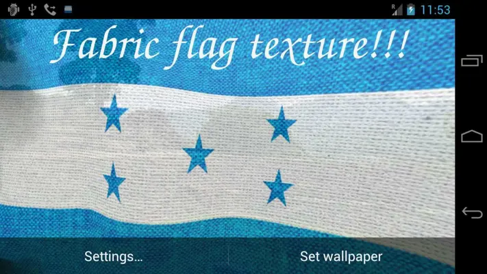 Honduras Flag android App screenshot 3